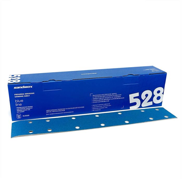 Шлиф полоска 70мм х 420мм сeramic 528 Blue Line Premium