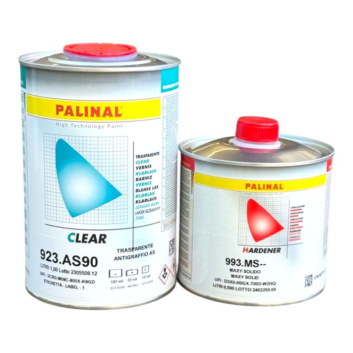 Лак 923.AS90 CLEAR 2K ANTI SCRATCH (1л) + отв. 993MS (0.5л)