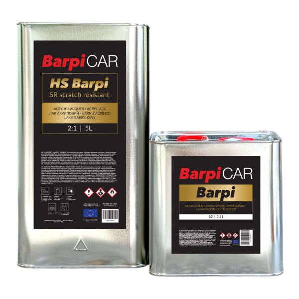 Лак акриловий SR VHS BARPI (комплект 7,5 л)