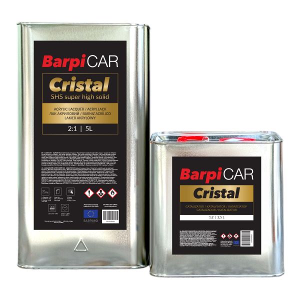 Лак акриловий SHS CRISTAL (комплект 7,5 л)
