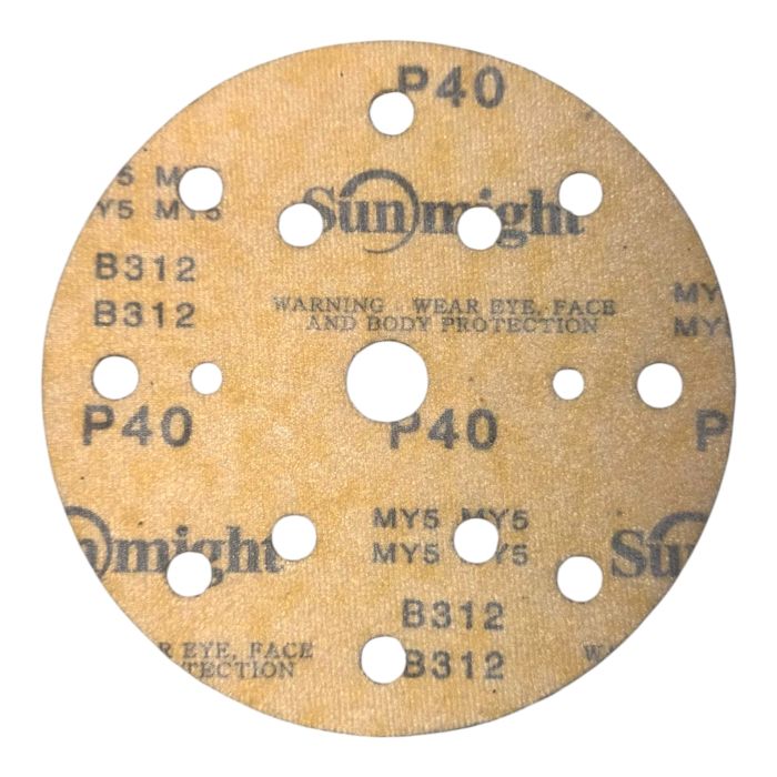 Шлiф-диск GOLD G150 15 отв P40